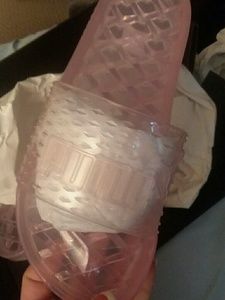 Puma Pink Jelly Slides